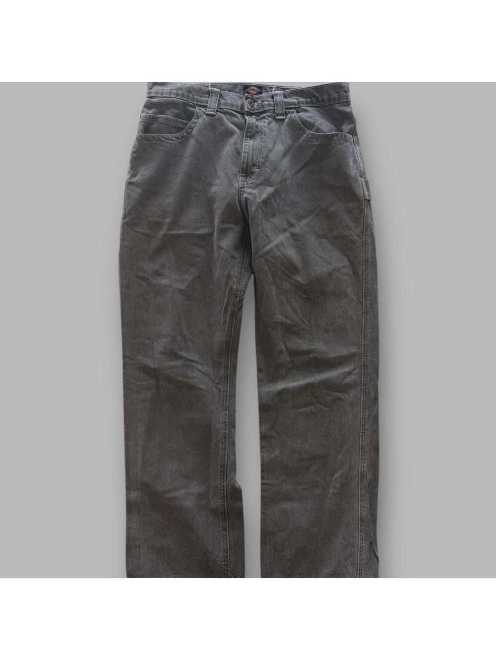 Grey Dickies skateboarding cargos